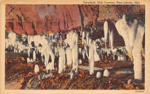 Fairyland, Ohio Caverns West Liberty, Ohio OH Postcard