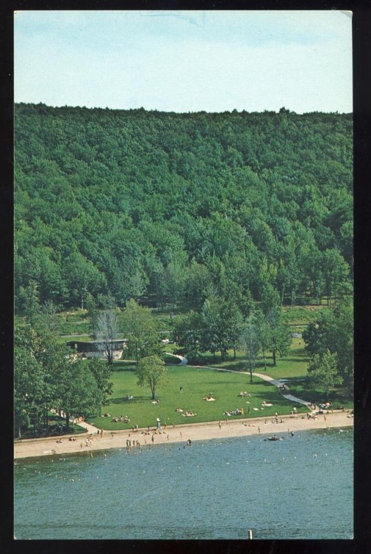 Warren-Kane-Bradford, Pennsylvania/PA Postcard, Aerial View Of Wolf Run Marina