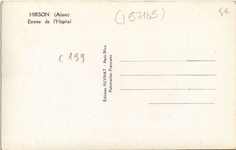 CPA HIRSON Entree de l'hopital (157165)