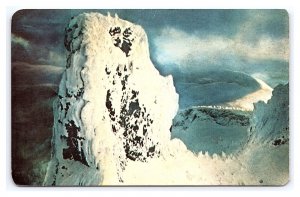 Chimney Rock In North Idaho Postcard Snow Covered Like Old Man Winter