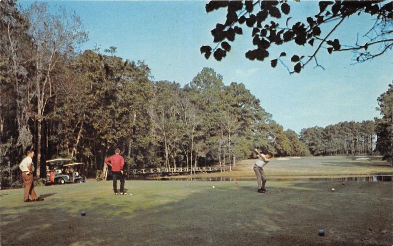 Point Clear Alabama~Grand Hotel Four Seasons Resort~Golf Course~Men Golfing~'60s