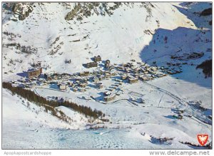 France Val D'Isere Vue generale et la piste de Bellevarde