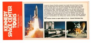 Kennedy Space Center Tours, NASA, Florida 4 X 9 inch Two-Sided Brochure