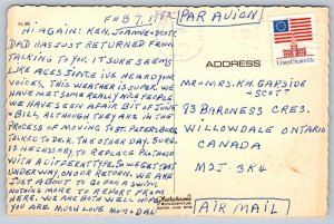 Beachcombers Looking For Florida Treasure, 1982 Chrome Postcard 