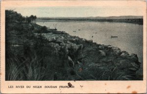 Sudan Soudan Les Rives Du Niger Vintage Postcard C038