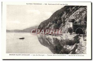 Old Postcard Environs d & # 39Aix Baths Brison Saint Innocent Bourget Lake Tu...