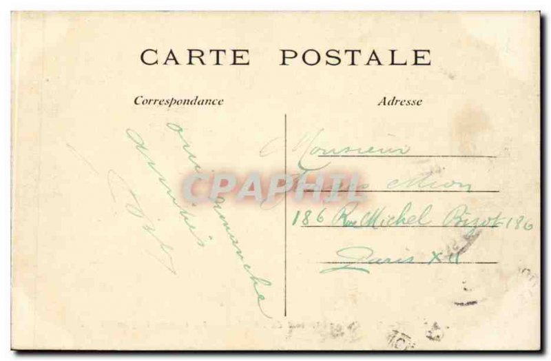 Paris Old Postcard opera The big focus