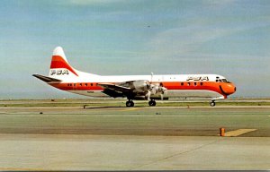 Airplane Pacific Southwest Airlines Lockheed L-188A Electra