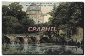 Old Postcard Chateauneuf Sur Loire Old Bridge And Donjon Du Chateau