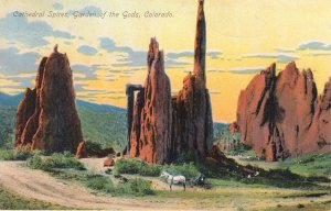 US    PC4868  CATHEDRAL SPIRES, GARDEN OF THE GODS, COLORADO