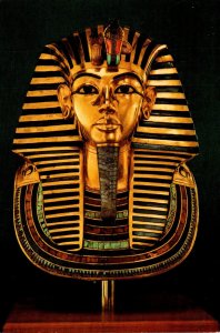 Egyptian Museum Cairo The Gold Mummy Mask Dynasty XVIII Reign Of Tutankhamun