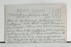 St. Merced Cathedral, Antigua, Guatemala - Postcard