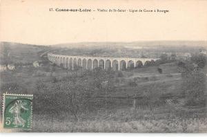 BF9294 cosne sur loire viaduc de st satur ligne de cosne france     France