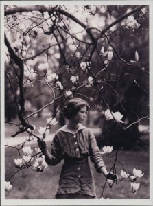 Edna St Vincent Millay,  Arnold Genthe, Portrait, Modern Greeting Card NCC999698