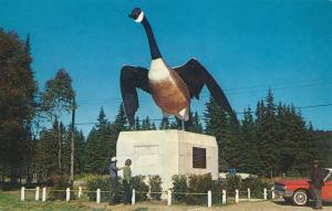 Famous Steel Goose Statue at Wawa, Ontario, Canada - Roadside