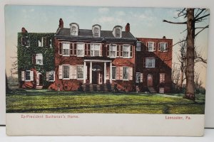 Lancaster Pennsylvania, Ex-president Buchanan's Home c1906 Postcard C6