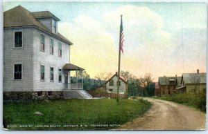 Postcard - Main St. Looking South, Franconia Notch - Johnson, New Hampshire