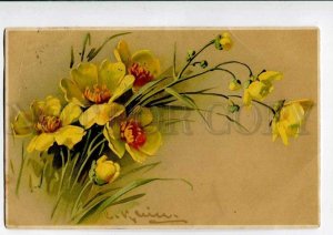 3079471 Morning Yellow Flowers by C. KLEIN Meissner & Buch 1403