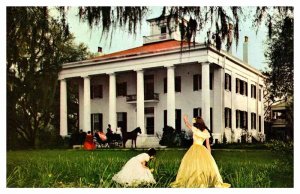 Postcard HOUSE SCENE Natchez Mississippi MS AU0819