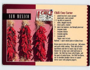 M-112610 Chili Con Carne Recipe New Mexico