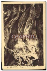 Old Postcard The Jotty Gorges Du Pont Du Diable