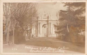 Constantinople Turkey Dolmabahce Sultan's Palace Entrance Real Photo PC AA16260