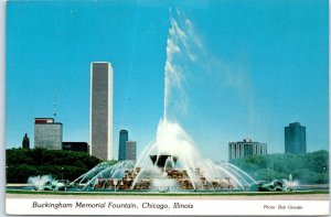 Postcard - Buckingham Memorial Fountain - Chicago, Illinois