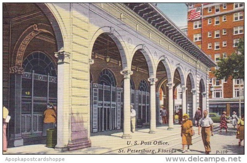 Florida Saint Petersburg U S Post Office 1958