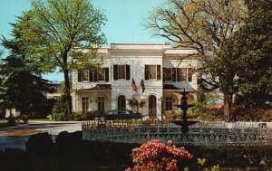 Columbia South Carolina, Governor's Mansion Tourist Showplace Vintage Postcard