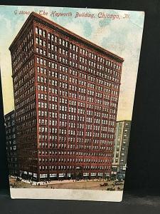 Postcard Antique View of Keyworth Building in Chicago, IL. T4
