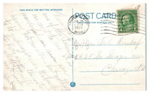 1929 Ford Island, Grand Traverse Bay, MI Postcard *5N(3)26