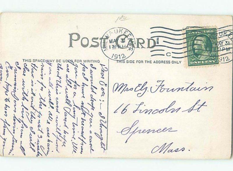 Divided-back PARK SCENE Milwaukee Wisconsin WI AF7523