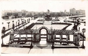 HAVANA HABANA CUBA~MACEO PARK-MACEO PARQUE~1930s REAL PHOTO POSTCARD