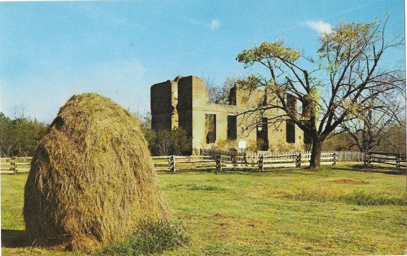 Ambler House Ruins at Colonial National Historical Park Jamestown Virginia