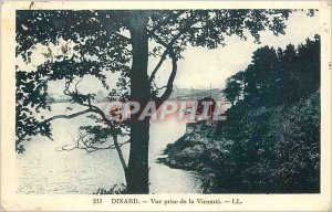 Old Postcard Dinard View from the Vicomte