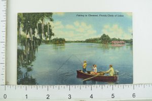 Vintage Fishing in Clermont, Florida, Chain of Lakes Postcards P47 