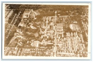 c1940's Aerial View Of Army Medical Center Washington DC RPPC Photo Postcard