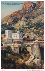 Monaco , Le Palais du Prince et la Tete de Chien , PU-1910