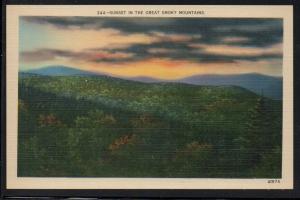 Sunset The Great Smoky Mountains  unused