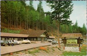 Edelweiss Inn & Motel Rock Creek BC Restaurant Unused Vintage Postcard E24