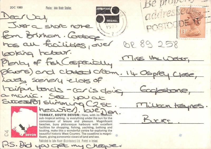 BR89258 torbay south devon  uk