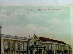 Vintage Postcard Lisboa Palacio Real des Necessidades Portugal