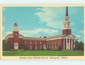 Unused Pre-1980 CHURCH SCENE Indianapolis Indiana IN A6790