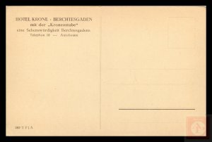 Hotel Krone, Berchtesgaden with the Kronenstube is a sight of Berchtesgarde...