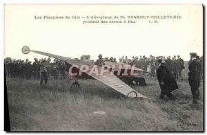 Old Postcard Jet Aviation L & M # 39aeroplane Esnault Pelleteterie during his...