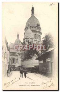 Postcard Old Paris Basilique du Sacre Coeur