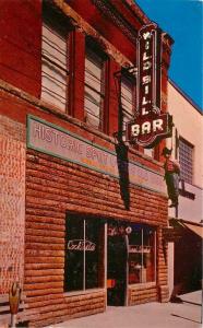 Deadwood South Dakota 1950s Wild Bill Bar Postcard Roberts Katon 12960