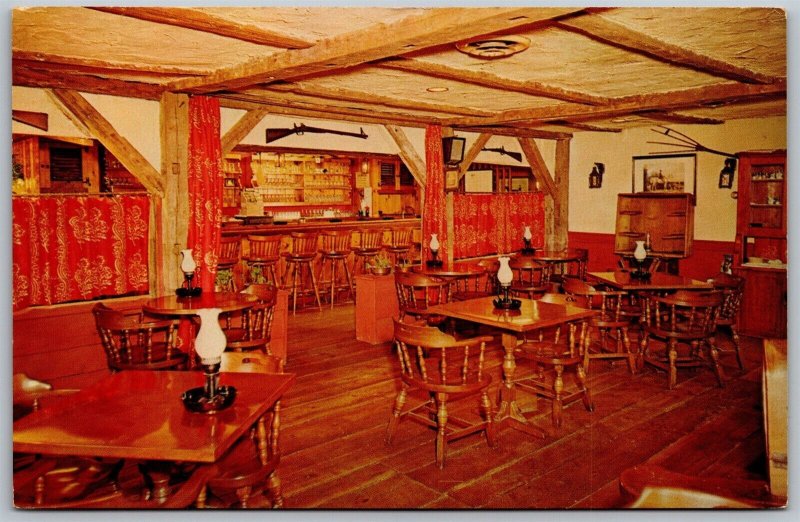 Vtg Bernardsville New Jersey NJ Oldmill Inn Lounge Bar Restaurant Postcard