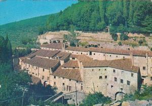 Italy Cortona The Convent Of The Celle From The Air