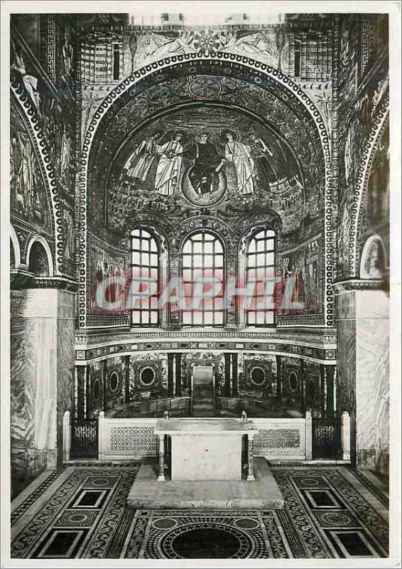 Postcard Modern Ravenna Basilica S Vitale Interno The Apse (VI Sec)